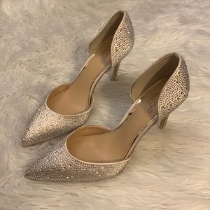 Badgley Mischka High Heel Pump, 8 1/2, Champagne